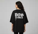 Remera Dos Padres Boxy Negro