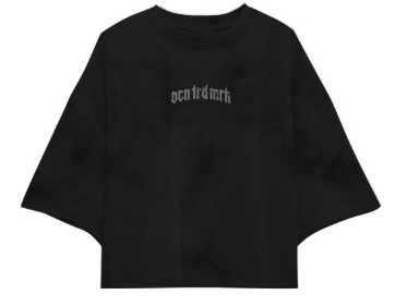 Remera Ocn Blurred Wash Negro