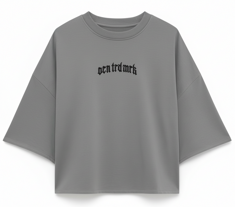 Remera Ocn Bludrred Wash Gris