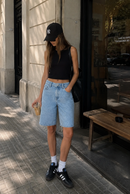 Short Roxy denim Breakers Mid Sunbleached