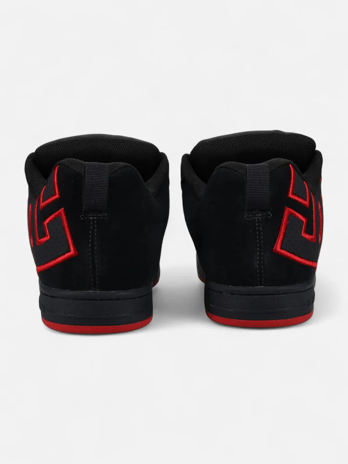 Zapatillas DC Court Graffik Gris Rojo