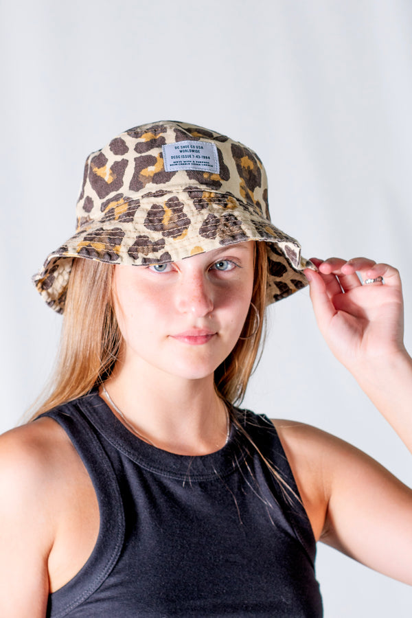 Piluso Dc Hat Leopard Animal Print