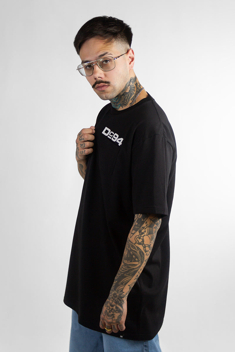 Remera Dc Mc 1994 Negro Fit