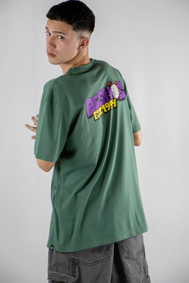 Remera Dc Mc Its Time Verde