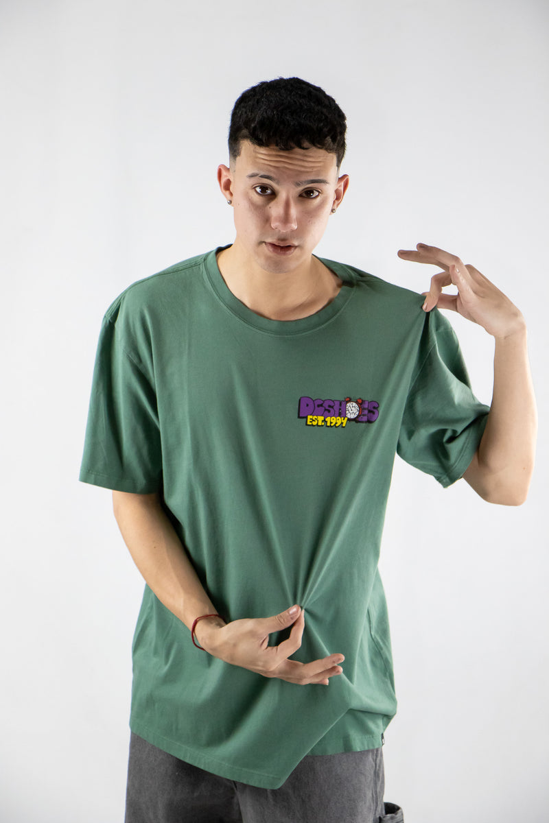 Remera Dc Mc Its Time Verde