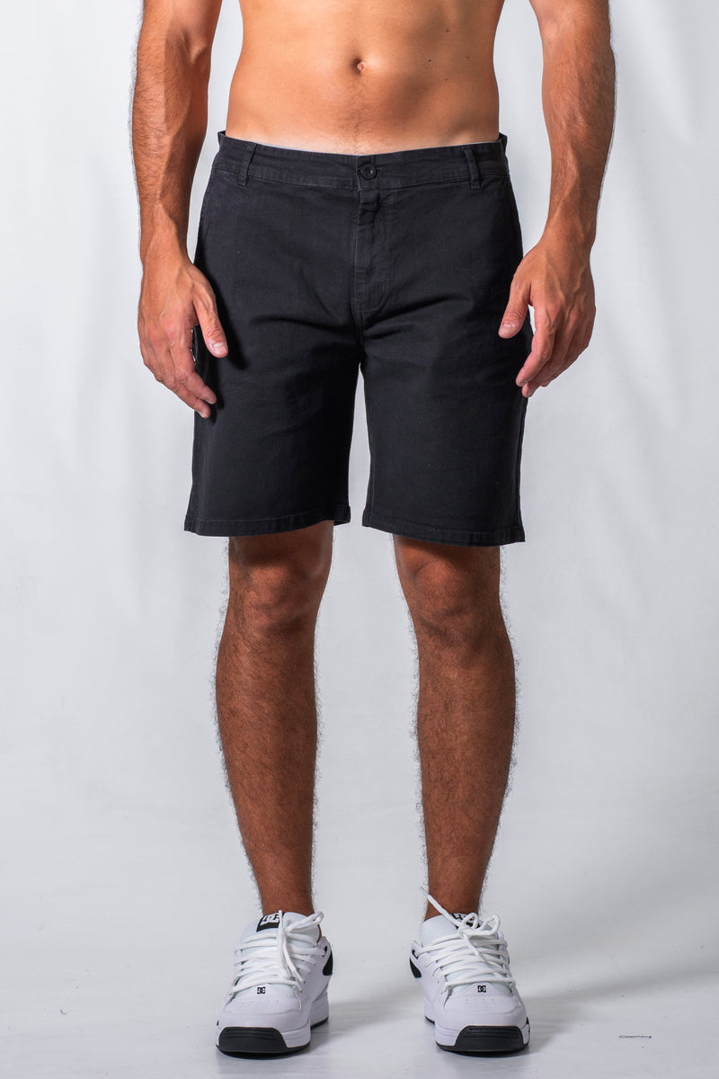 Bermuda Dc Hombre Walkshort Wrk Chino Negro