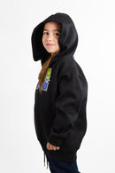 Campera Dc Kids Canguro Star Inline Negro