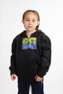 Campera Dc Kids Canguro Star Inline Negro