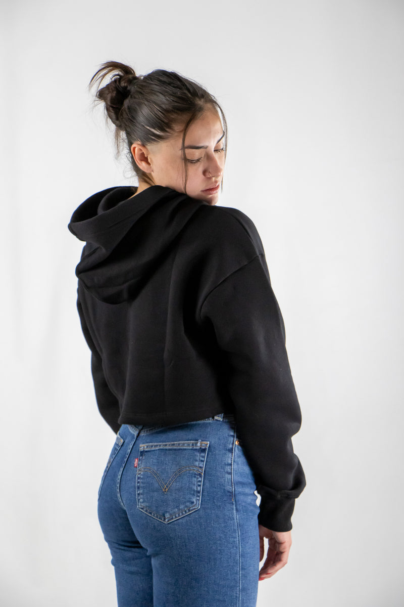 Buzo Dc Cang Cropped 2 Negro