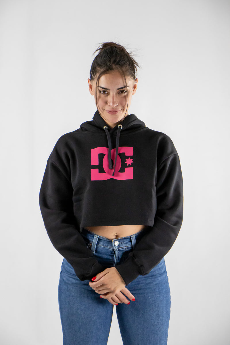 Buzo Dc Cang Cropped 2 Negro