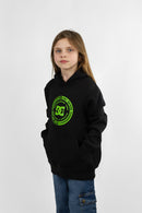 Buzo Dc Kids Canguro Corpo Negro