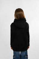 Buzo Dc Kids Canguro Corpo Negro