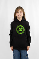Buzo Dc Kids Canguro Corpo Negro