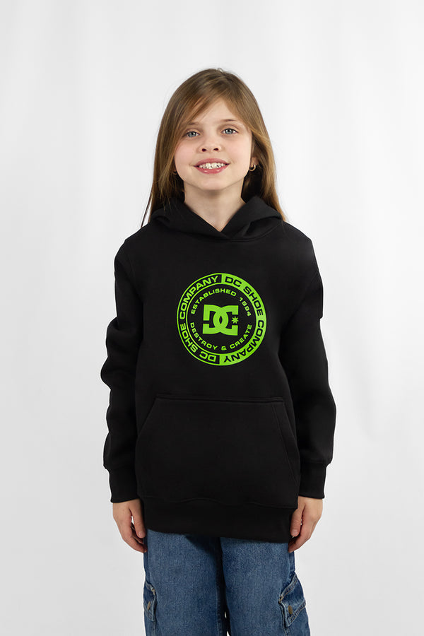 Buzo Dc Canguro Corpo Negro Boys Kids