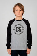Buzo Dc Kids Star Pilor Negro Gris