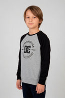 Buzo Dc Kids Star Pilor Negro Gris