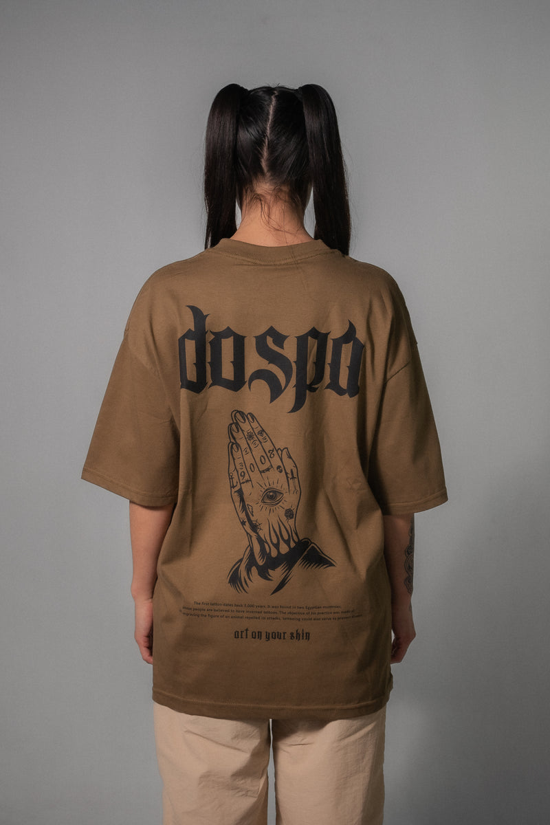 Remera Dos Padres Unisex Oversize 265 Oliva