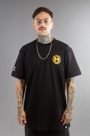 Remera Dos Padres H Diseño Negro 7D