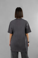 Remera Dos Padres H Unisex Basic Gris