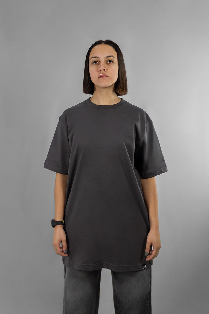 Remera Dos Padres Basic Gris