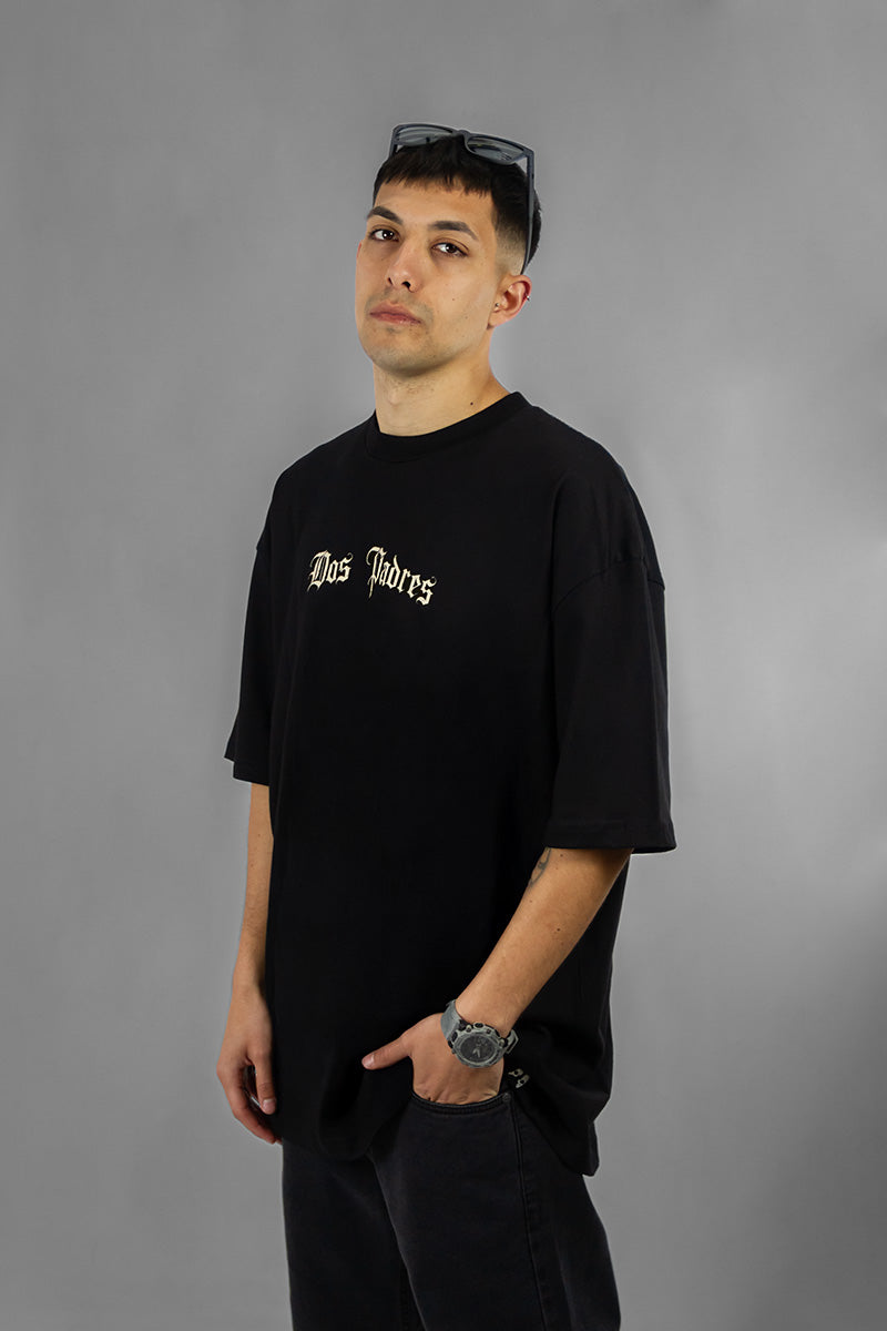 Remera Dos Padres  2fathers Over Negro 0E