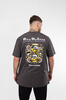 Remera Dos Padres H Diseño Gris 5D