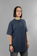 Remera Dos Padres H Unisex Skull Azul T11