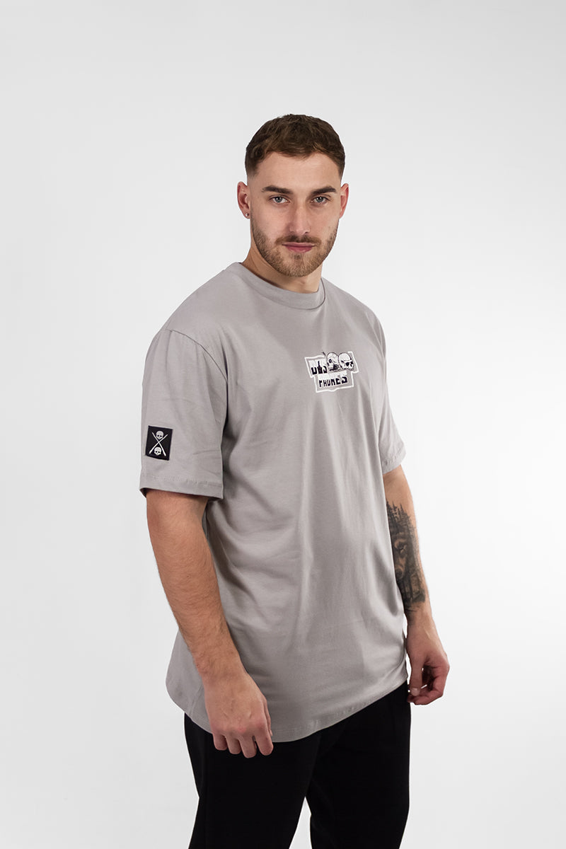 Remera Dos Padres Regular 6883F Gris