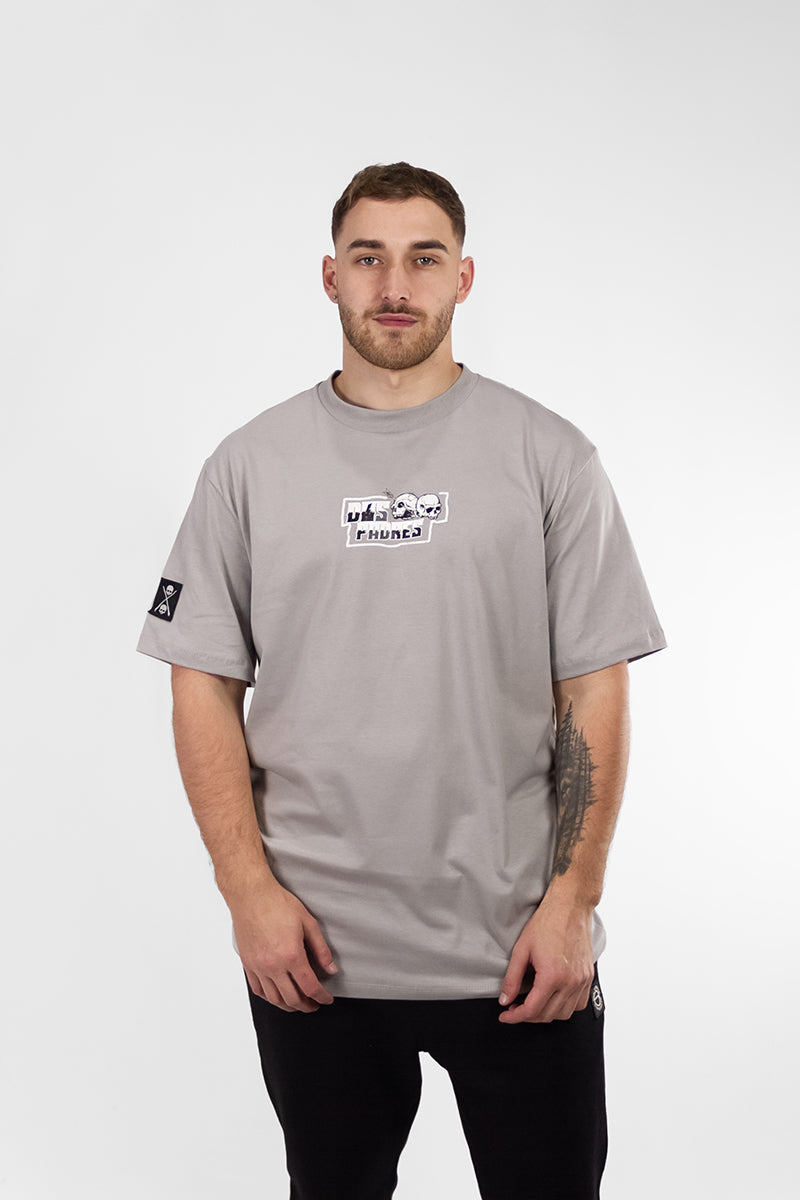 Remera Dos Padres Regular 6883F Gris