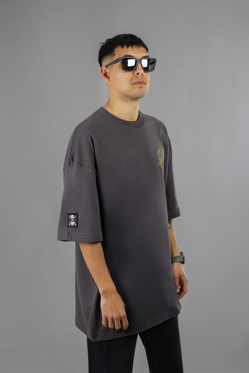 Remera Dos Padres H Over 6015 Gris