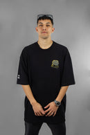 Remera Dos Padres H Over 6895 negro