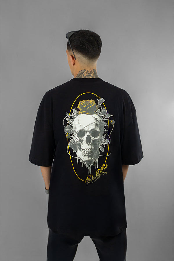Remera Dos Padres H Over 6895 negro