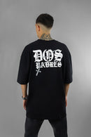 Remera Dos Padres H Over Negro 7012A