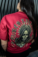 Remera Dos Padres Regular Bordo