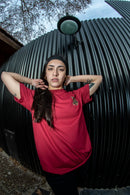 Remera Dos Padres Regular Bordo