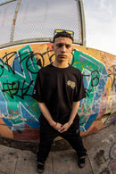 Remera Dos Padres  Regular Negro