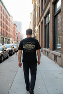Remera Dos Padres Diseño Negro