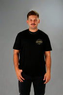 Remera Dos Padres Diseño Negro