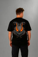 Remera Dos Padres Diseño Negro