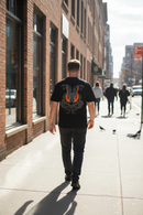 Remera Dos Padres Diseño Negro