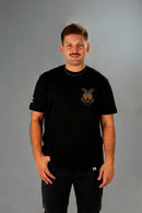 Remera Dos Padres Diseño Negro