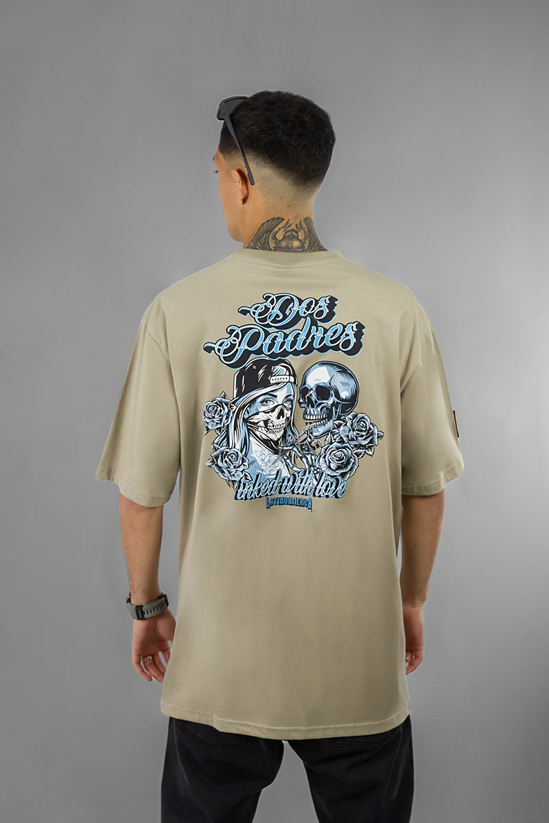 Remera Dos Padres H Regular Cemento 7365A