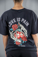 Remera Dos Padres M Oversize Negro 6012H