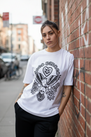 Remera Dos Padres Oversize Blanco