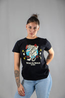 Remera Dos Padres M Regular Negro 6011G