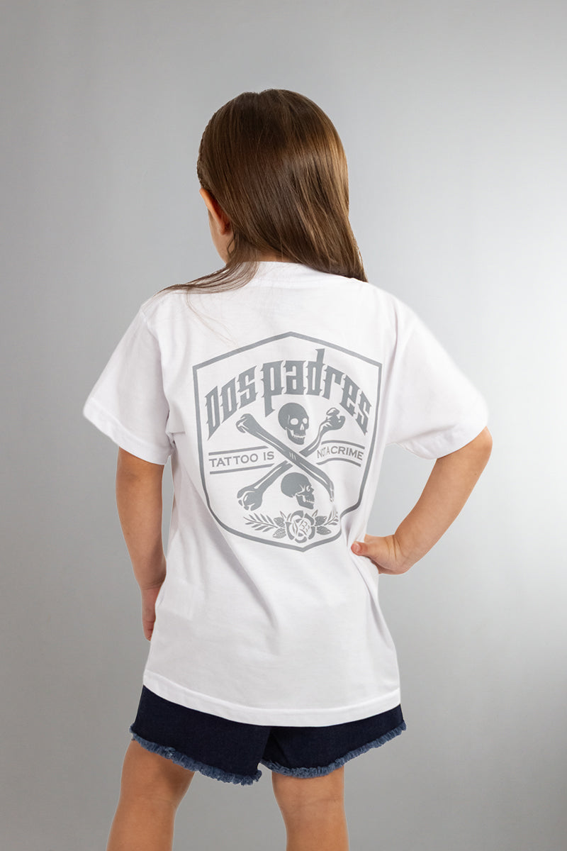 Remera Dos Padres Diseño Blanco 0F KIDS