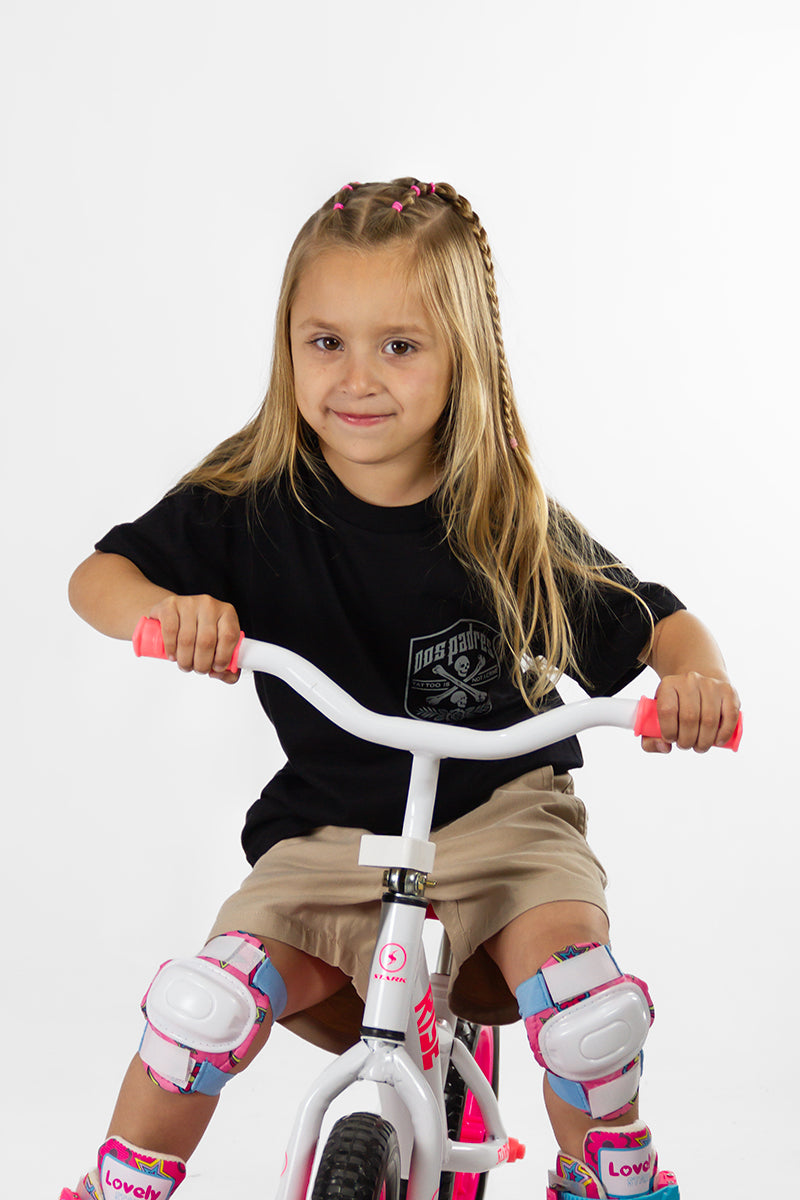 Remera Dos Padres Kids Diseño Negro 0F