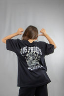 Remera Dos Padres Kids Oversize Negro 6016I