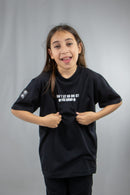 Remera Dos Padres Kids Oversize Negro 6016I