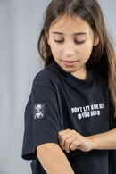 Remera Dos Padres Kids Oversize Negro 6016I